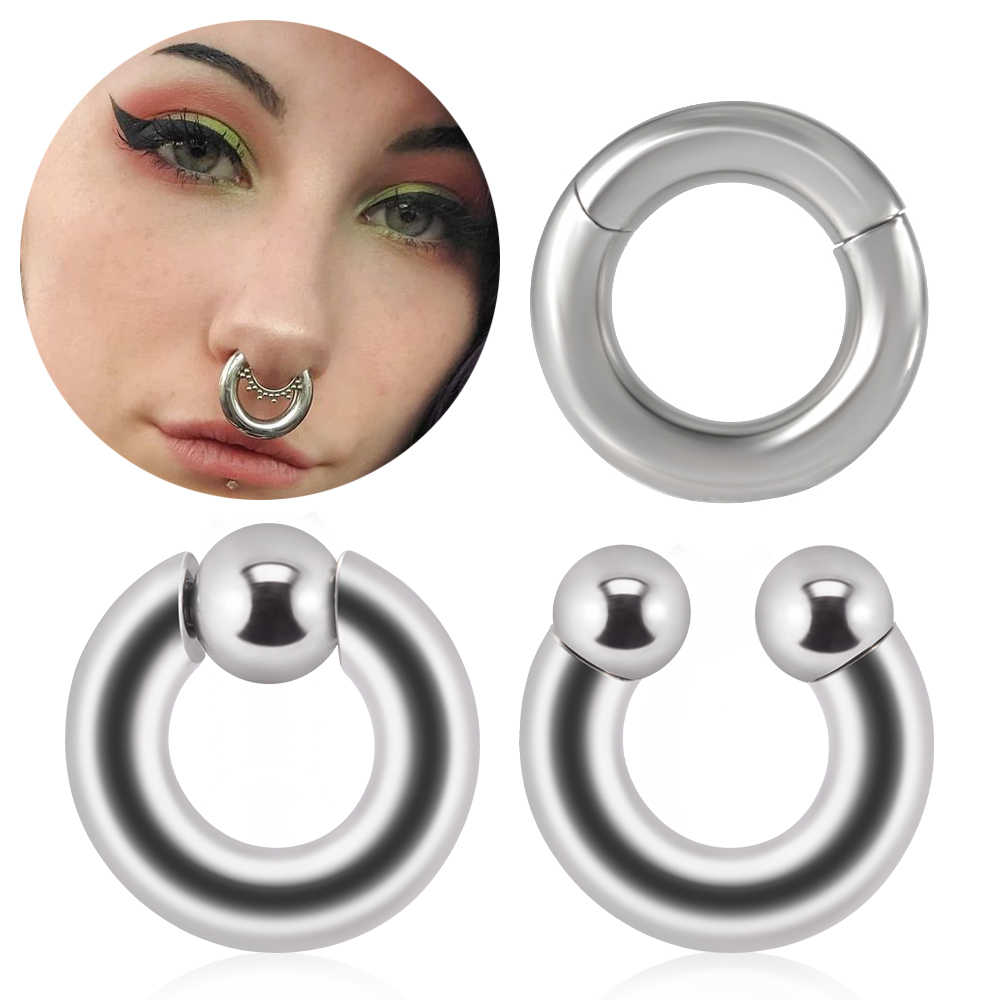 Body Jewelry Ring Opening Pliers - 1 adet cerrahi çelik ağır menteşeli