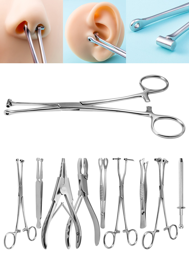 Body Jewelry Ring Opening Pliers - Cerrahi Çelik Vücut Pirsing Aracı Iğne