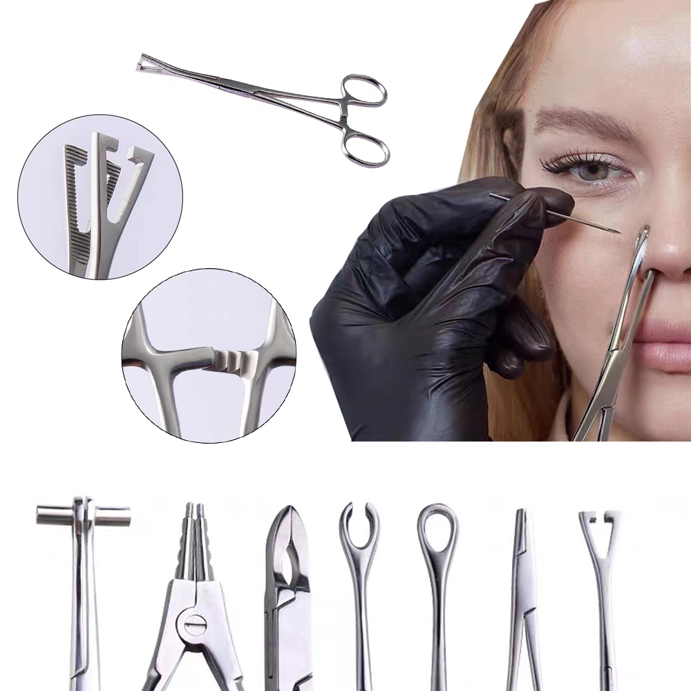 Body Jewelry Ring Opening Pliers - 1 adet profesyonel cerrahi çelik açık