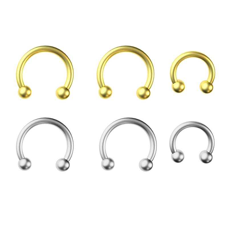 Body Jewelry Lot - 5 adet/grup Paslanmaz Çelik 18G At