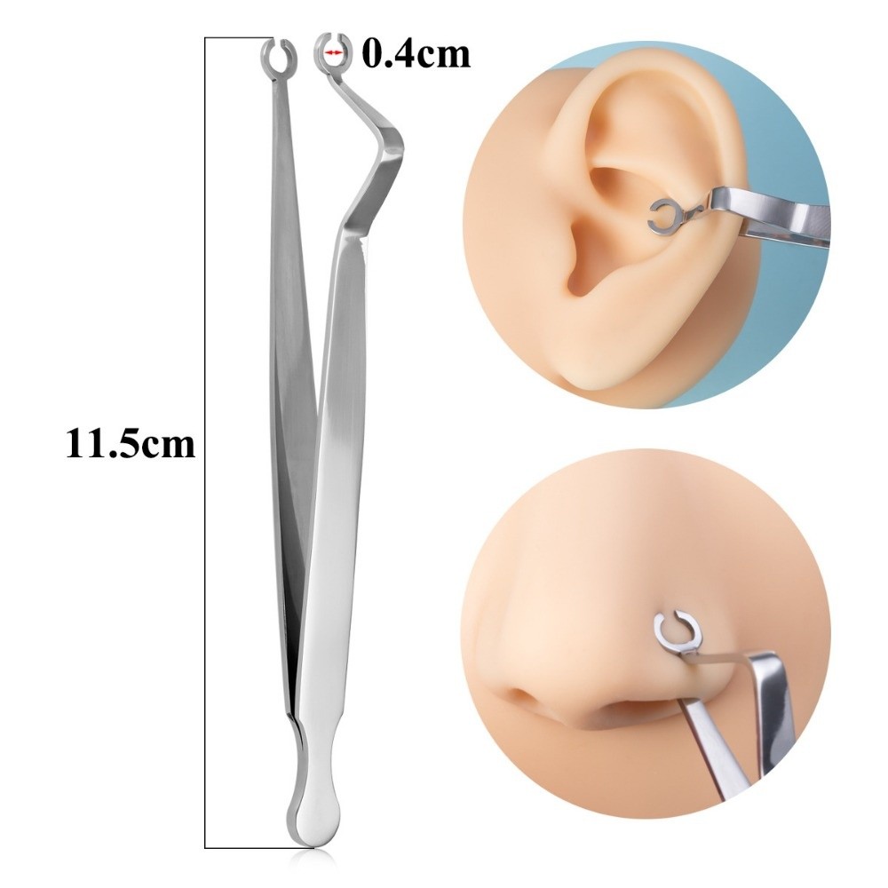 Body Jewelry Ring Opening Pliers - Cerrahi Çelik Vücut Delme Aleti Profesyonel
