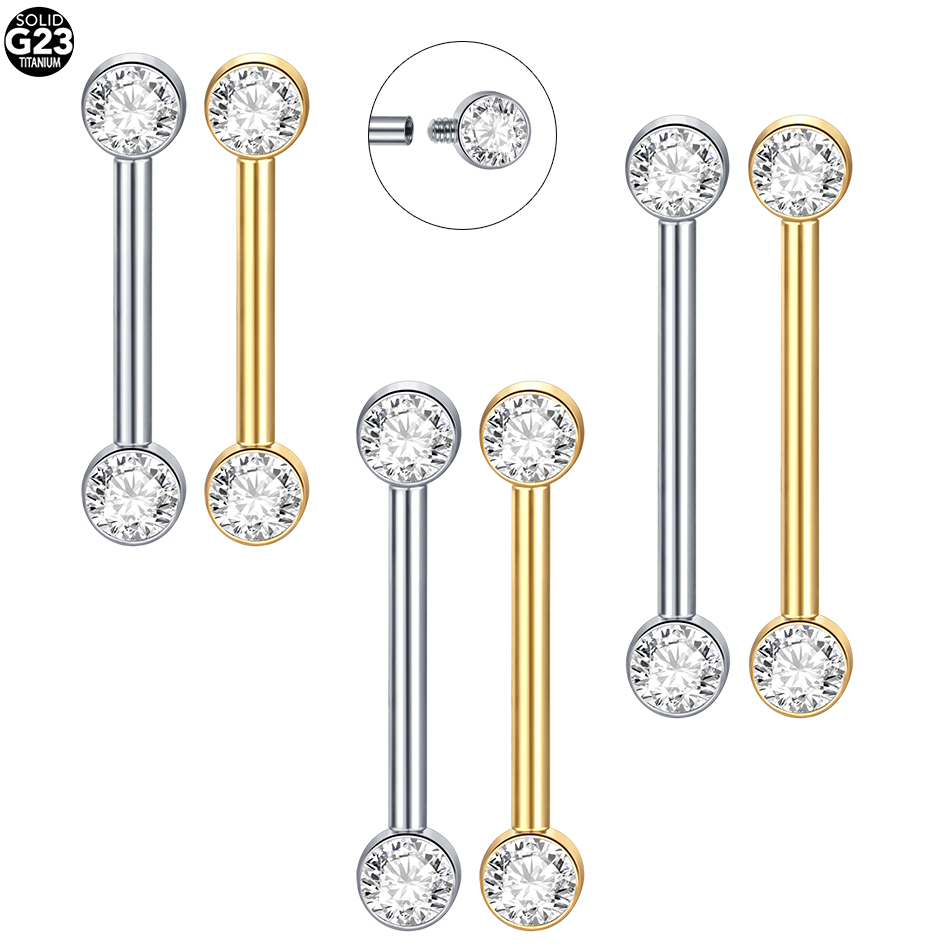 Body Jewelry Implant Grade Titanium - 1/5 adet İmplant Sınıf Titanyum Piercing