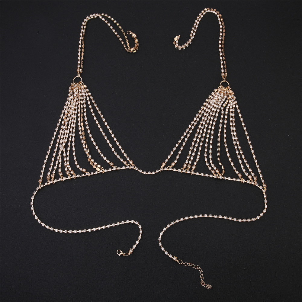 Lüks kalp kristal Bikini vücut - Body Jewelry Harness incelemesi ve fiyatı