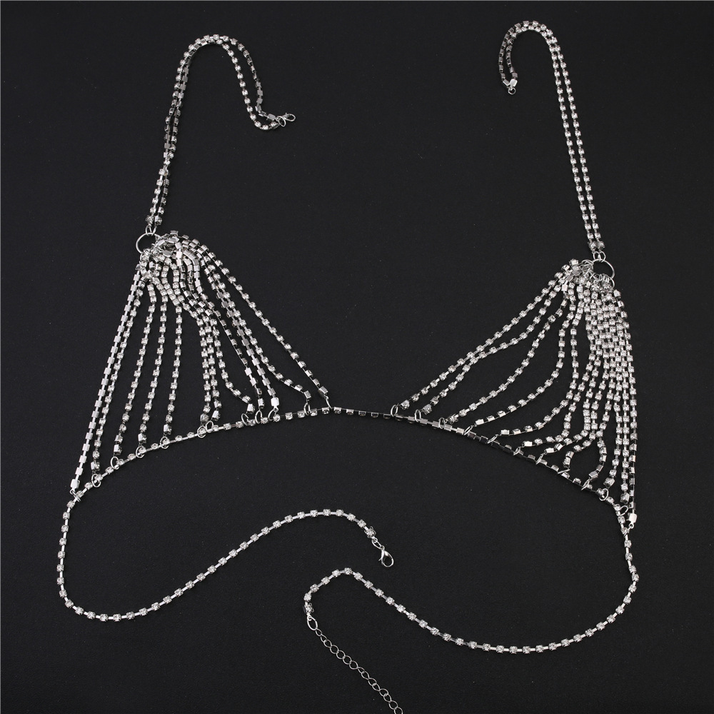 Lüks kalp kristal Bikini vücut - Body Jewelry Harness incelemesi ve fiyatı