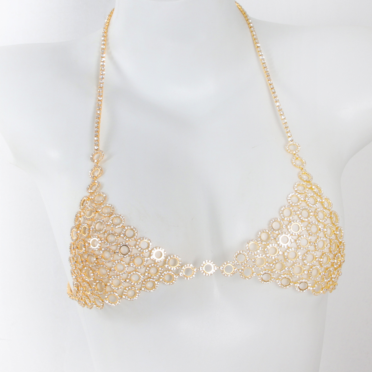 Moda dairesel ekleme ışık lüks - Body Jewelry Lot incelemesi ve fiyatı