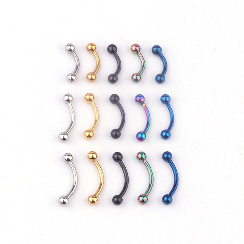 5 adet/grup 16G 316L Paslanmaz - Body Jewelry Lot incelemesi ve fiyatı