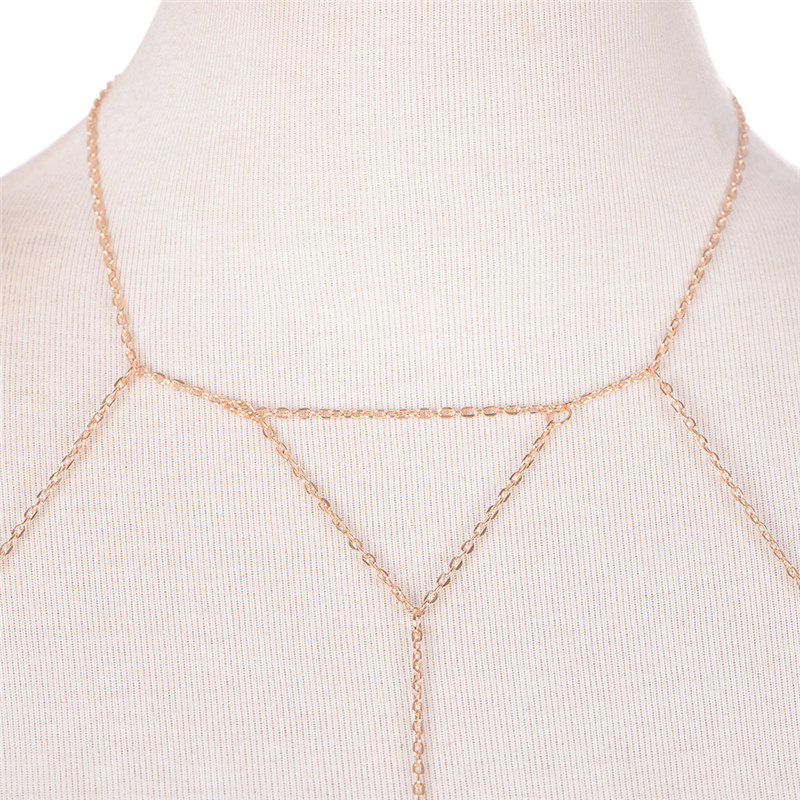 Altın gümüş moda Link zinciri  - Body Jewelry Harness incelemesi ve fiyatı