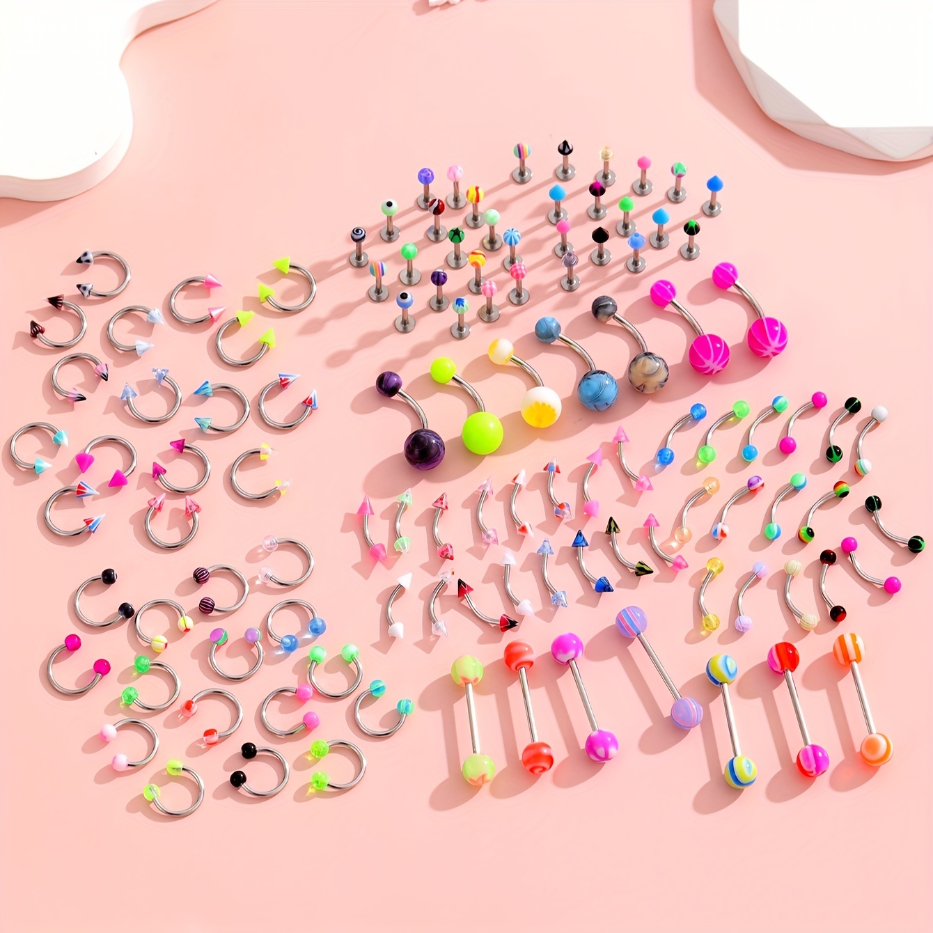 45/80/110 adet Mix stilleri pa - Body Jewelry Storage incelemesi ve fiyatı