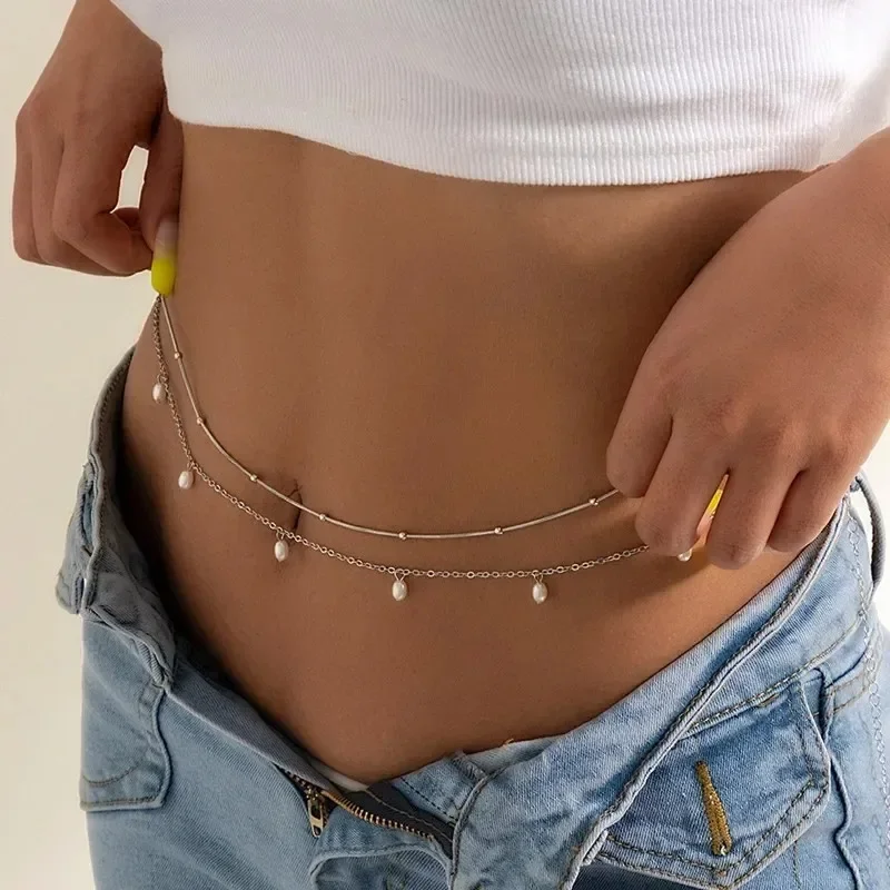 Yeni Charm Seksi Çift Katmanlı - Body Jewelry Waist Chains incelemesi ve fiyatı