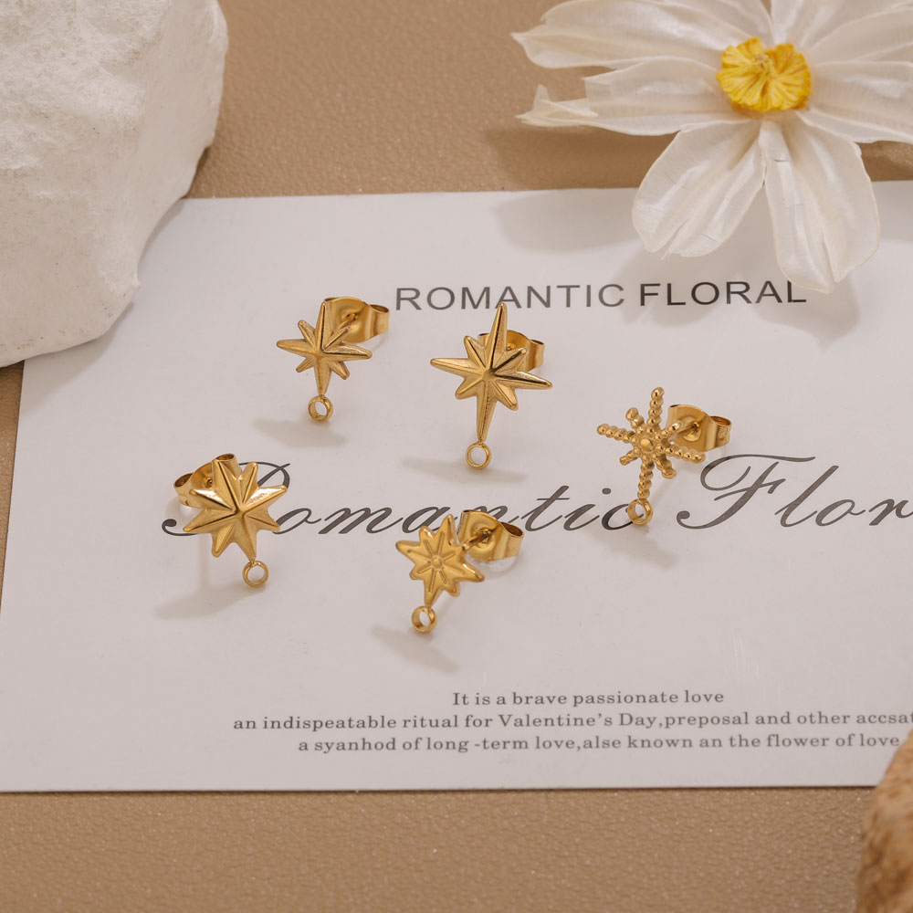 6 adet Paslanmaz Çelik Yıldız  - Body Jewelry Lot incelemesi ve fiyatı