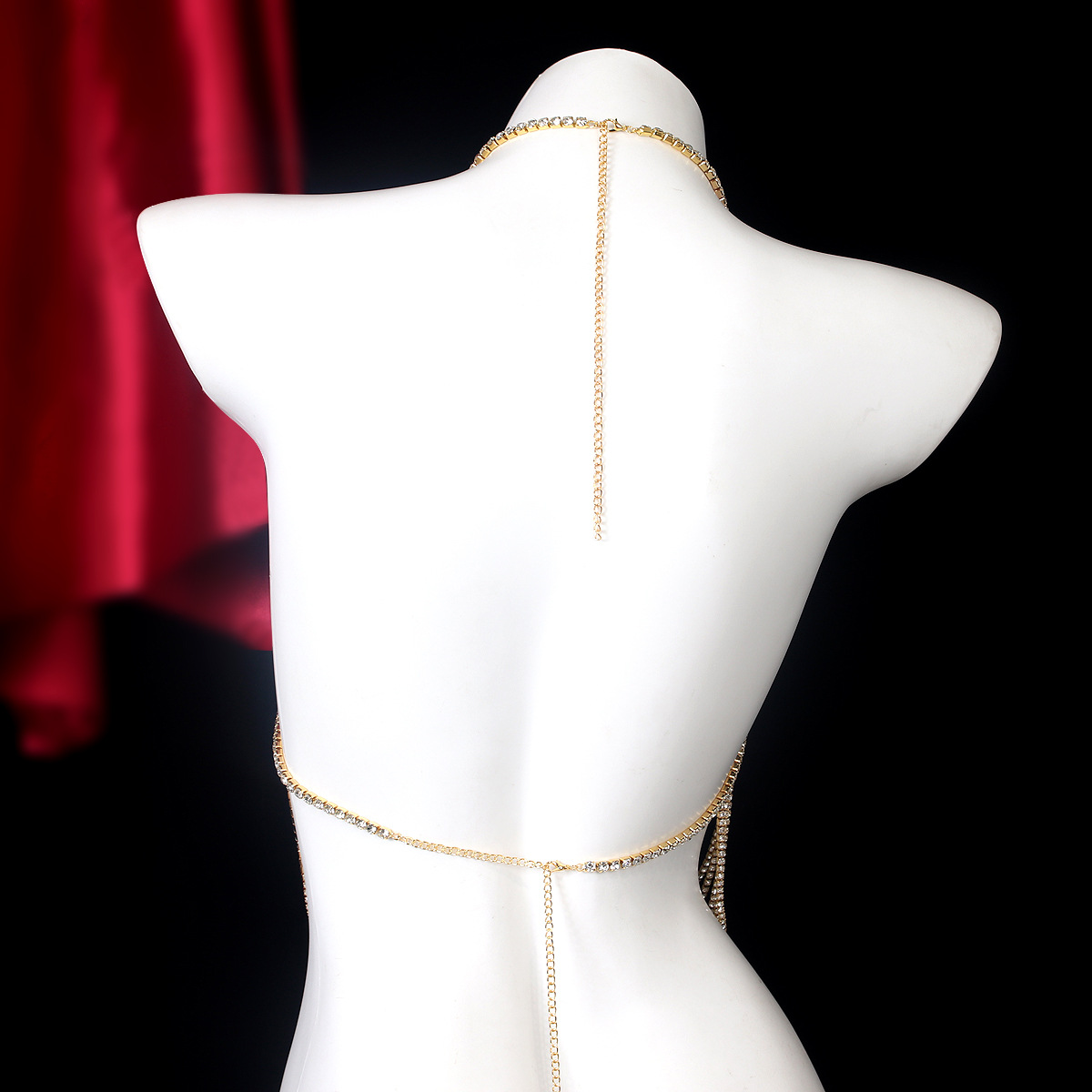 Lüks şerit püsküller Retro tar - Body Jewelry Harness incelemesi ve fiyatı