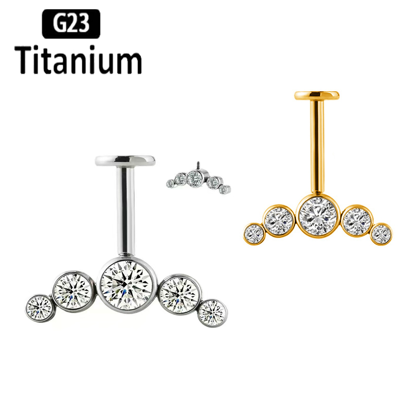 G23 Titanyum Kulak Piercingi İ - Body Jewelry Vertical Labret incelemesi ve fiyatı