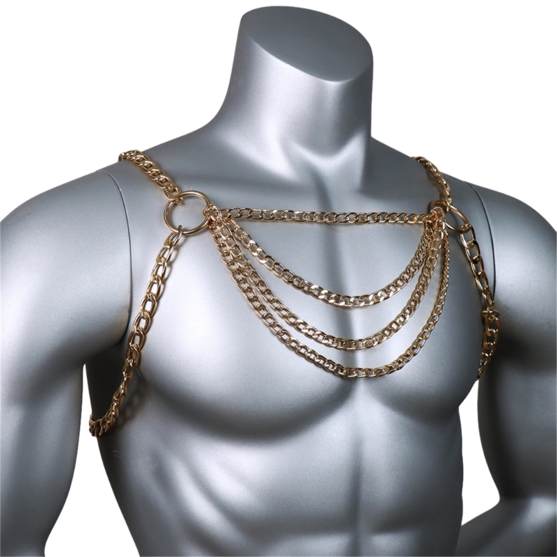 Erkek Seksi Metal Gövde Göğüs  - Body Jewelry Harness incelemesi ve fiyatı