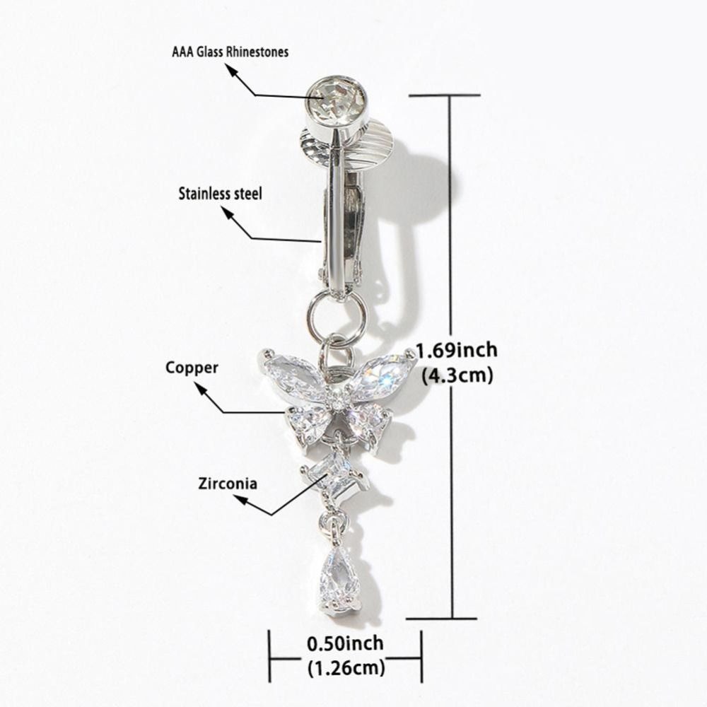 Göbek Deliği Takısı Kelebek Ta - Body Jewelry Materials incelemesi ve fiyatı