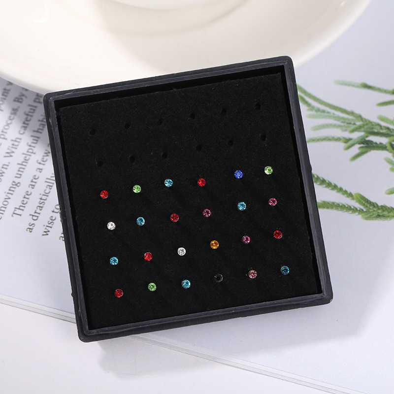 24 adet/kutu Kristal Burun Hal - Body Jewelry Storage incelemesi ve fiyatı