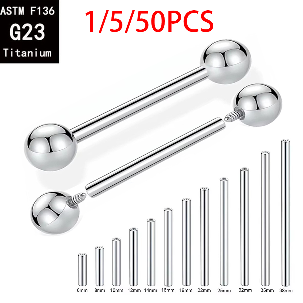 1/5/50 adet ASTM F136 implant  - Body Jewelry Implant Grade Titanium incelemesi ve fiyatı