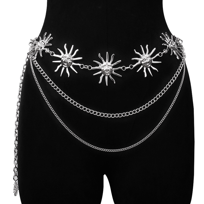 Tıknaz Çok Katmanlı Punk Gotik - Body Jewelry Waist Chains incelemesi ve fiyatı