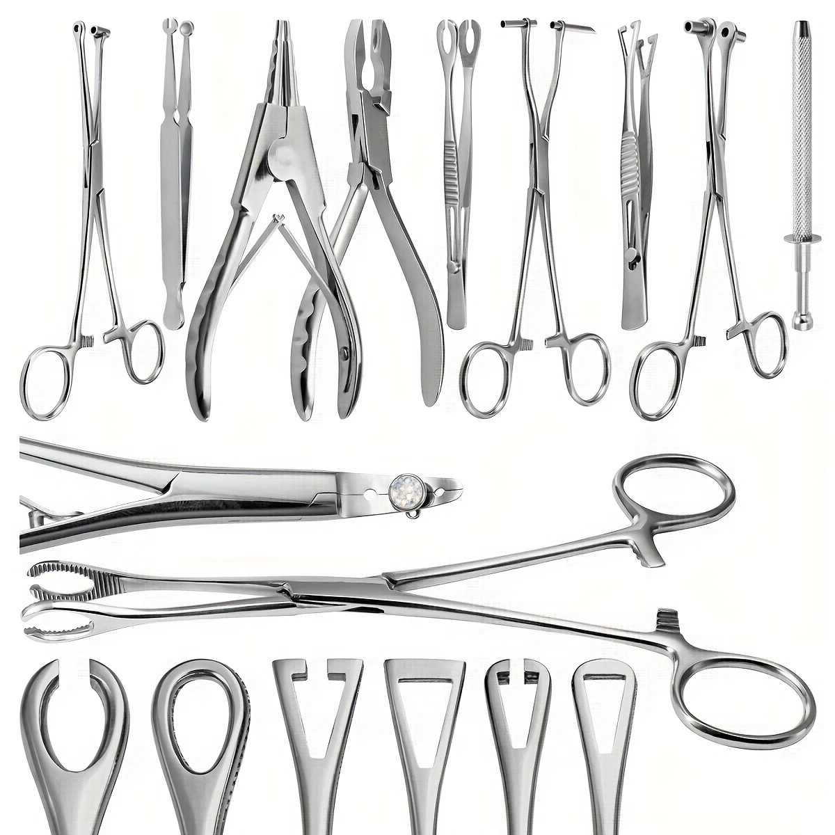 Vücut piercing aracı iğne boru - Body Jewelry Ring Opening Pliers incelemesi ve fiyatı