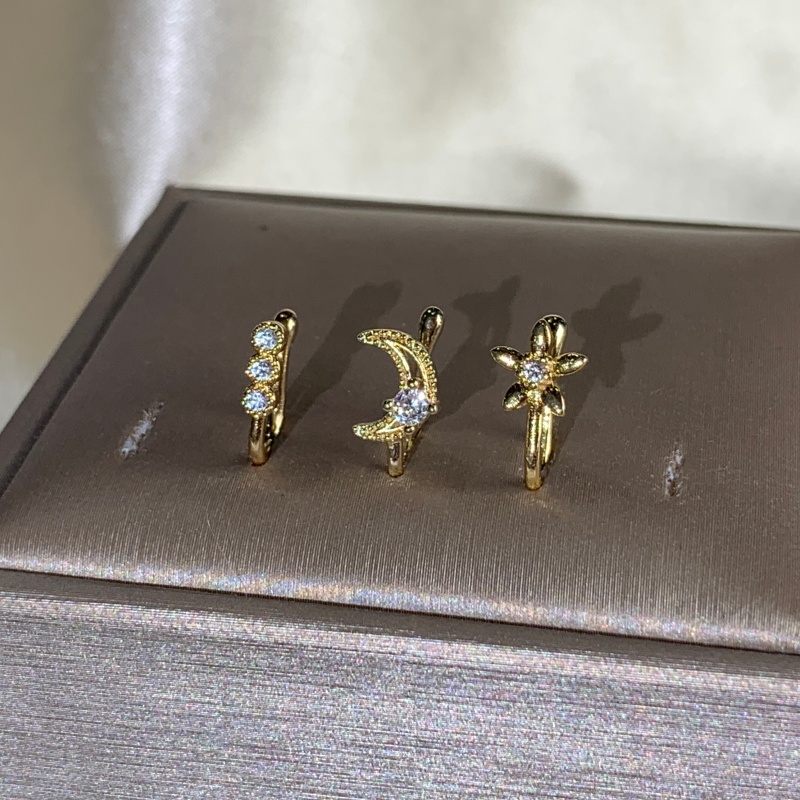 3 parçalı retro hafif lüks bur - Body Jewelry Lot incelemesi ve fiyatı