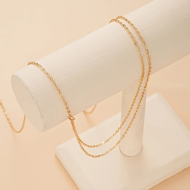 1Çift katmanlı altın metal bel - Body Jewelry Waist Chains incelemesi ve fiyatı