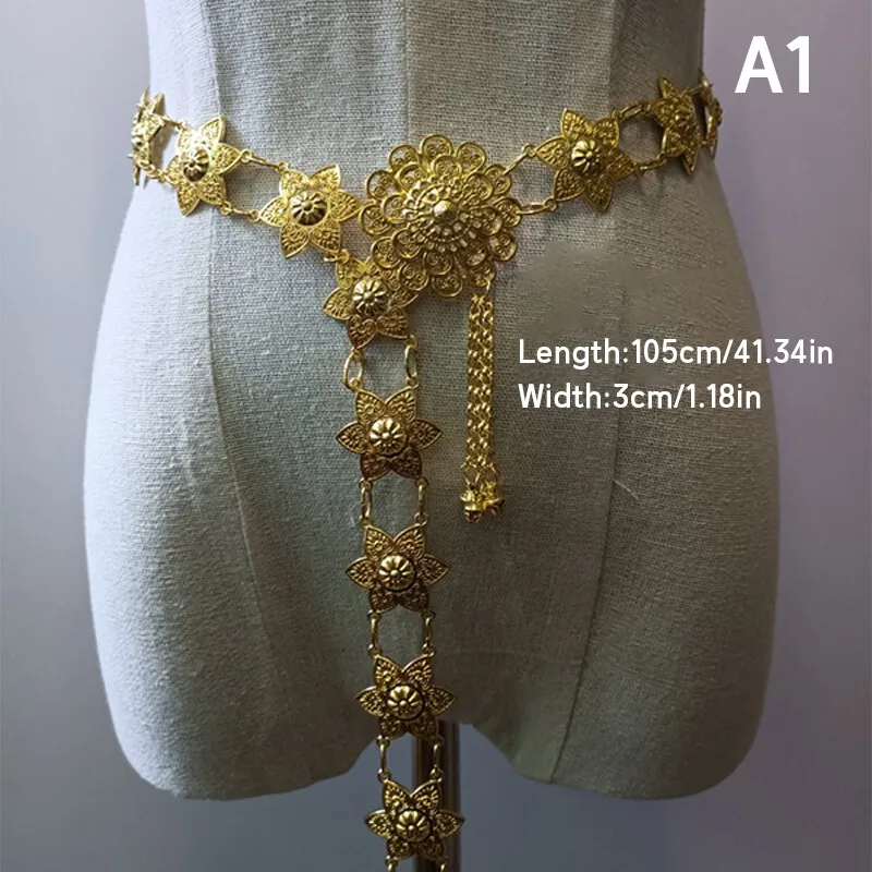 1 adet Metal tayland bel zinci - Body Jewelry Waist Chains incelemesi ve fiyatı